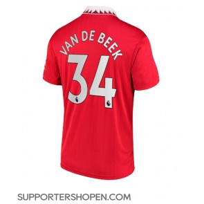 Manchester United Donny van de Beek #34 Hemma Matchtröja 2022-23 Kortärmad